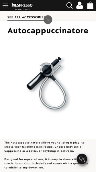 Nespresso Zenius & Cappucci­natore Milk Frother Machines Carousel 17