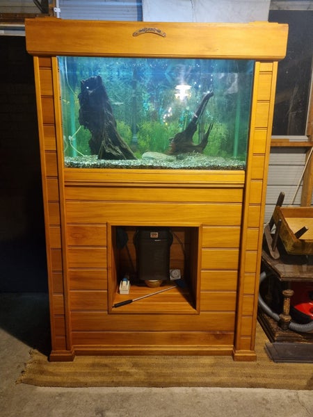 Solid rimu aquarium fish tank setup complete Carousel 1