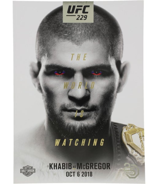 UFC Unisex 229 Khabib vs McGregor Official Program, NWT Carousel 1