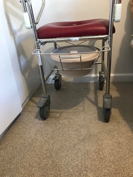 Versatile Shower Chair/Commode on Wheels Carousel 2