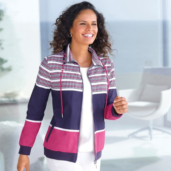 Summer jacket - 100% cotton - breathable - adjustable collar - size 16 Carousel 1