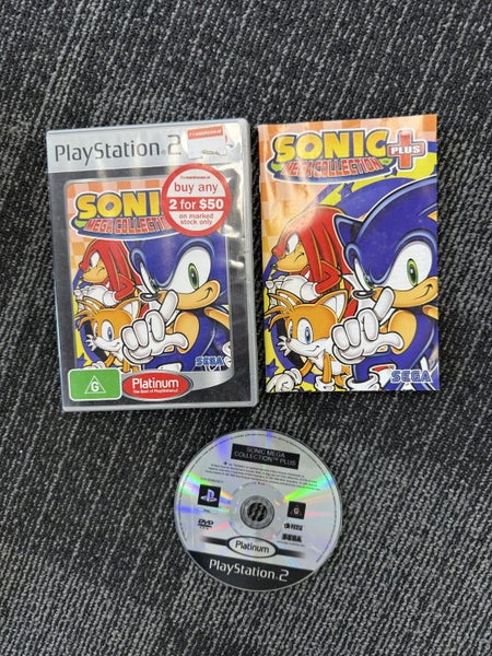 Sonic mega collection PS2 CIB Carousel 1