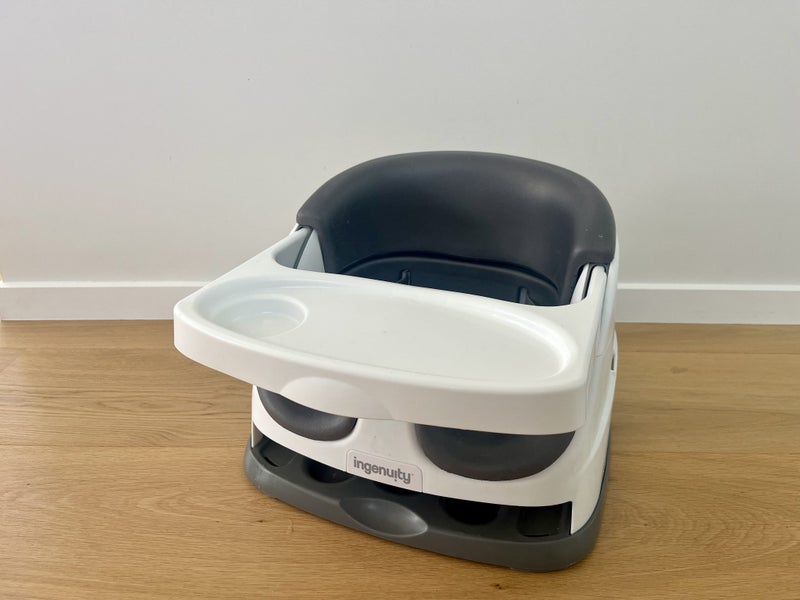 Ingenuity Baby Base 2-in-1 – Booster and Floor Seat Carousel 1