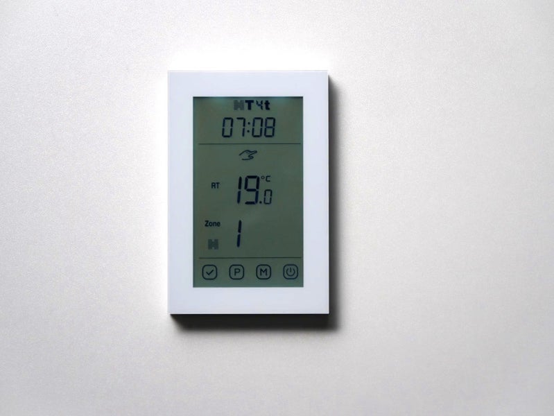 HT4tz Underfloor Heating Thermostat - Vertical White Carousel 1
