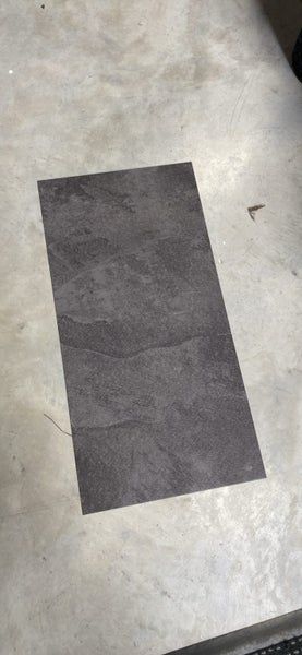 $1 reserve 50 m2 Graphite Slate Effect vinyl tiles. (15 boxes)63885361695747114