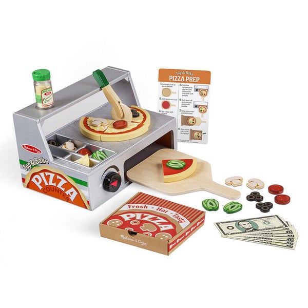 Melissa & Doug Top & Bake Pizza Counter Carousel 1