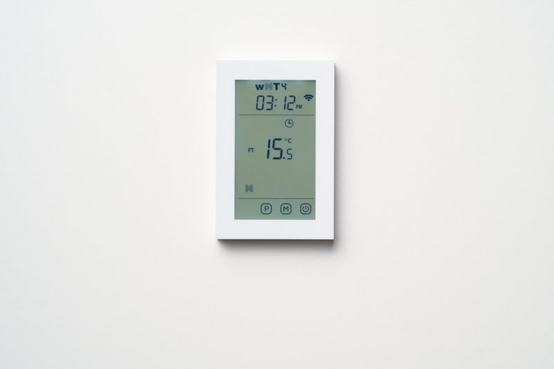 wHT4 Underfloor Heating Thermostat - Vertical White Carousel 1