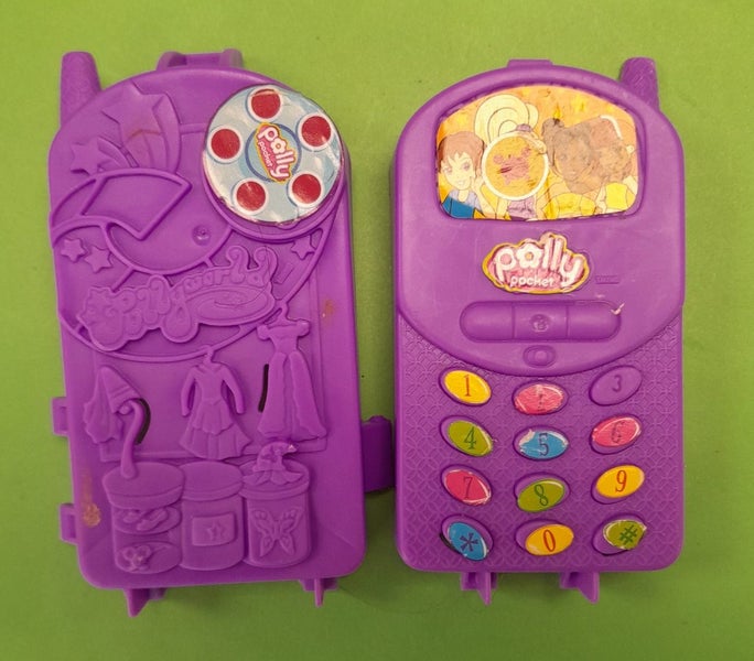 Polly Pocket toy, purple case for doll (BK 2007) Carousel 2