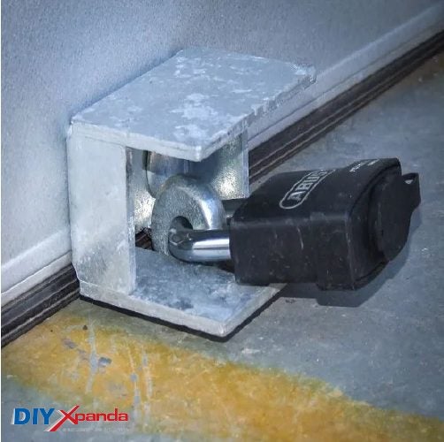 Roller Shutter Lockdown with Removable Anchor | RDF Shutter Door Protection Carousel 1