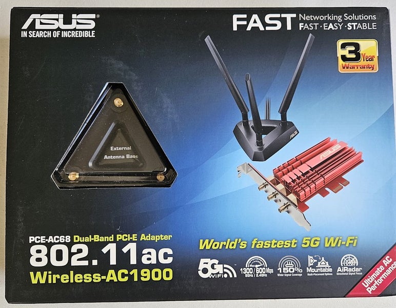 Asus PCI-e wireless card Carousel 1