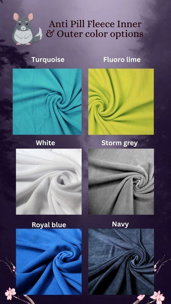 Chinchilla Hanging Bed Set 6pc - Choose your own colors and beds Carousel 6