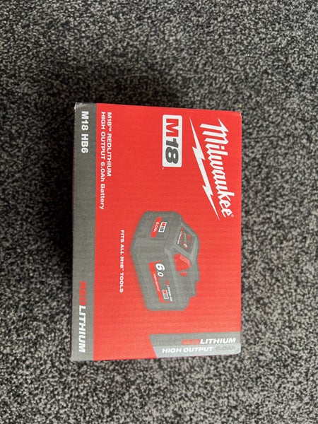 Milwaukee M18HB6 18V 6.0Ah Li-ion Cordless REDLITHIUM High Output Battery Carousel 1