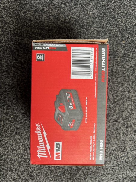 Milwaukee M18HB6 18V 6.0Ah Li-ion Cordless REDLITHIUM High Output Battery Carousel 3