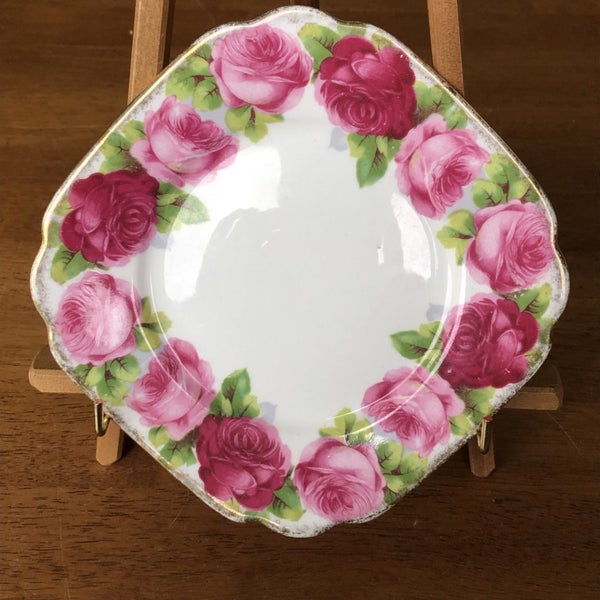 Antique “Royal Albert “ ‘old English rose’ tea plate Carousel 1