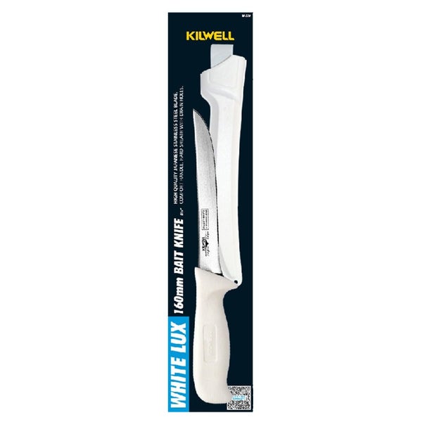 Kilwell Whitelux Fish Bait Knife with Sheath Carousel 1