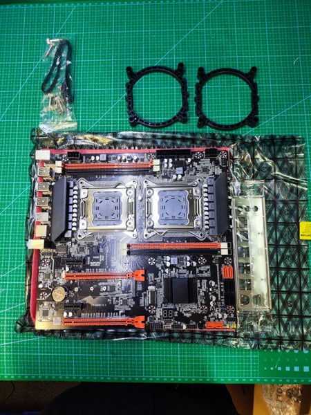 X79 Dual CPU Motherboard LGA2011 DDR3 ECC any E5 and V2 Carousel 2