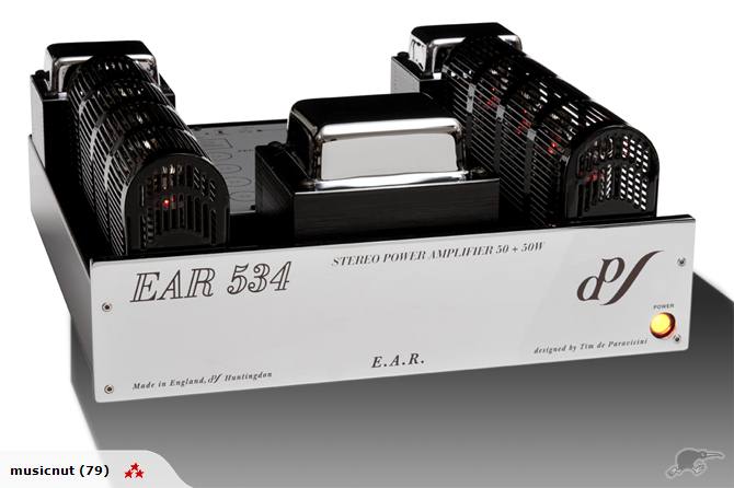 E.A.R. 534 50wpc Class A tube power amp -AUDIONUT Carousel 1