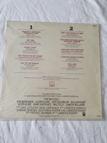 The Big Chill Original Motion Picture Soundtrack Carousel 2