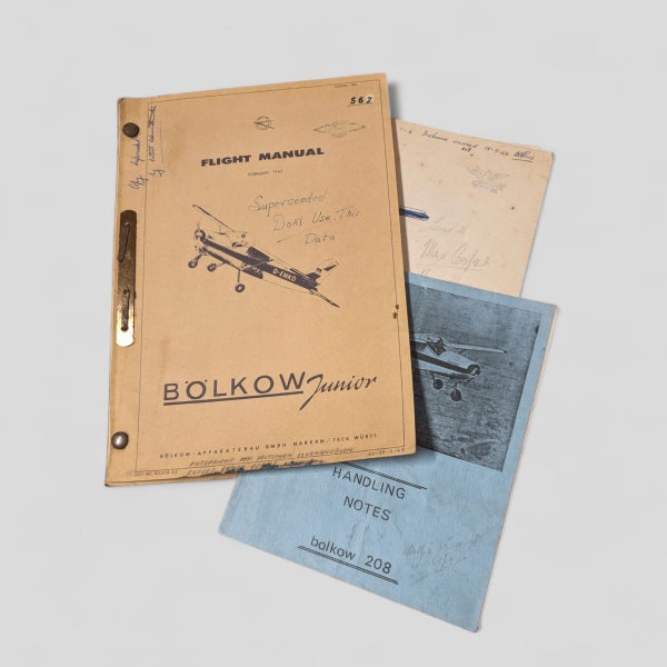 Bolkow Junior Flight Manual (1963) & Handling Notes Bolkow 20864039827638531110