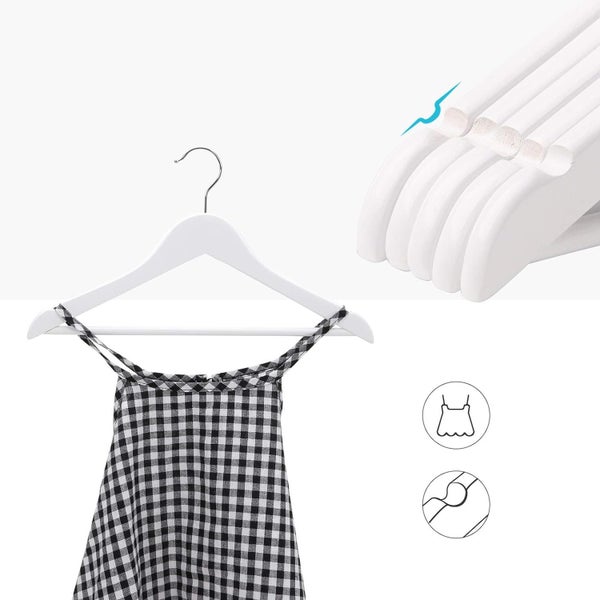 Kids Coat Hangers - White (Set of 20) Carousel 7