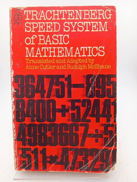 Speed System of Basic Mathematics by Ann Cutler, Rudolph McShane64199090292865110
