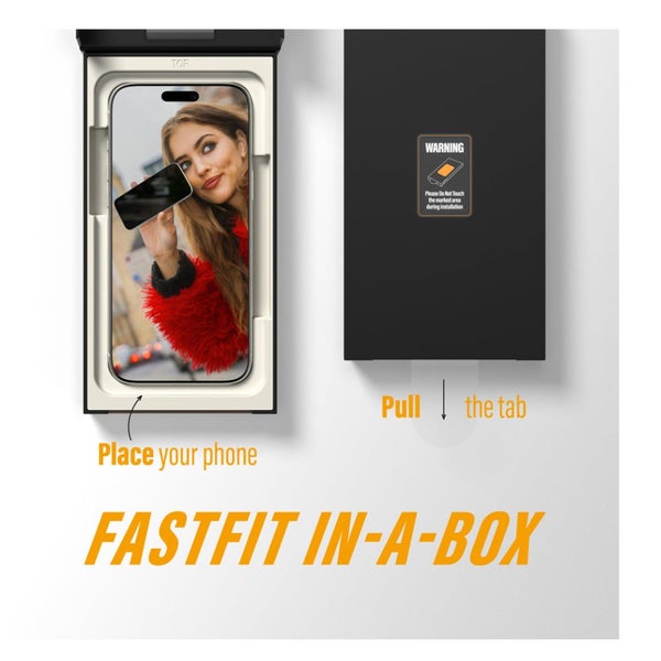 PanzerGlass Ulte Wide Fit Screen Protector with Fastfit in-a-box for iPhone Air Carousel 2