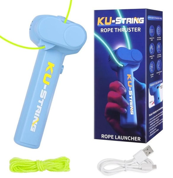 String Rope Launcher Lasso Fidget Toy, Glow in The Dark Loop Rope Cool Shoote... Carousel 1