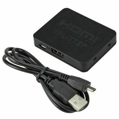 HDMI Splitter 1 in 2 Foxtel 4k 1080p Full HD TV DVD PC Video Duplicator Carousel 1