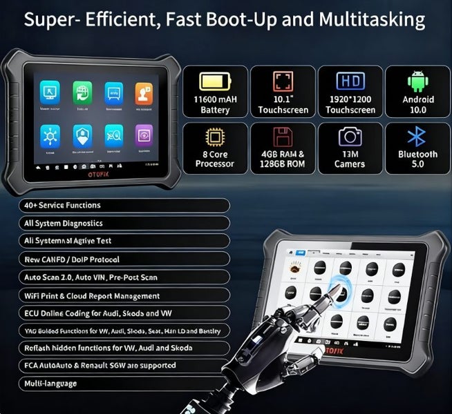 OTOFIX D1 PROS2 Professional Scanner ECU Coding Tool Carousel 2