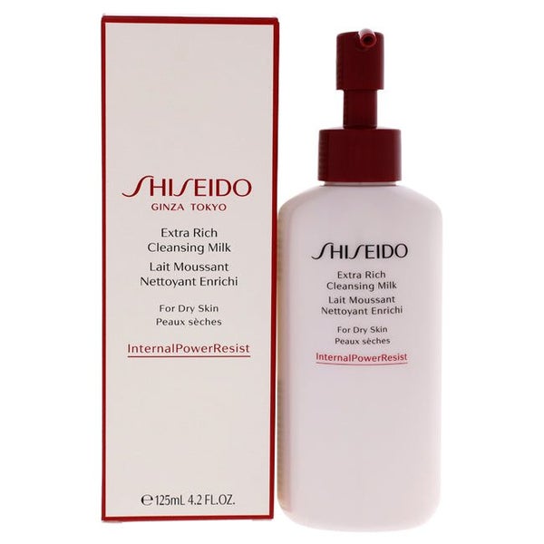 Shiseido Extra Rich Cleansing Milk by Shiseido for Women - 4.2 oz Cleanser Carousel 1