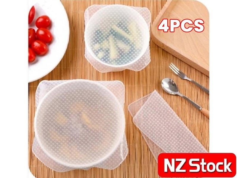 Silicone Food Wrap - Reusable 4PCS Carousel 1