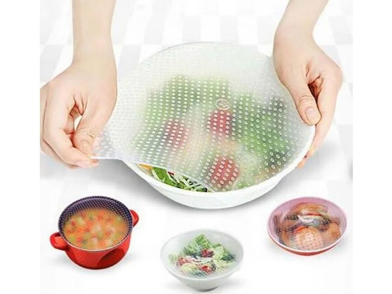 Silicone Food Wrap - Reusable 4PCS Carousel 2