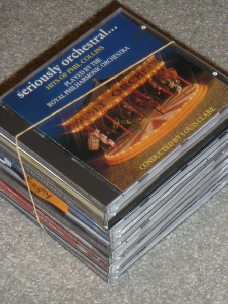 Ten EMPTY CD cases Carousel 1