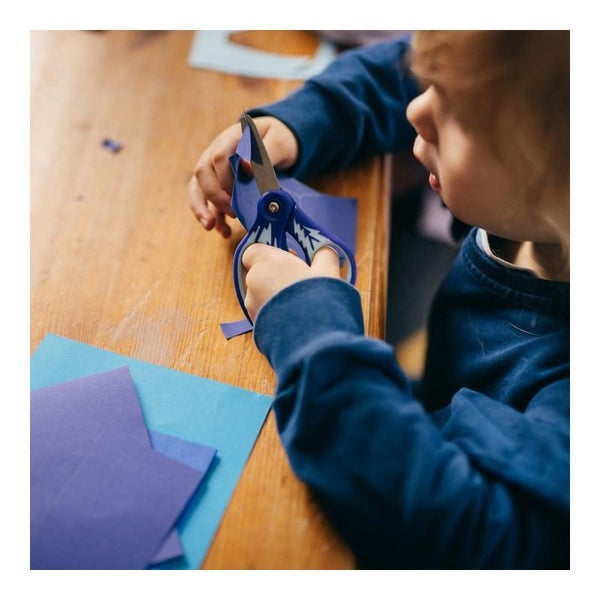 Fiskars 5" Left-Handed Pointed Kids Scissors Blue 1001421 Carousel 4