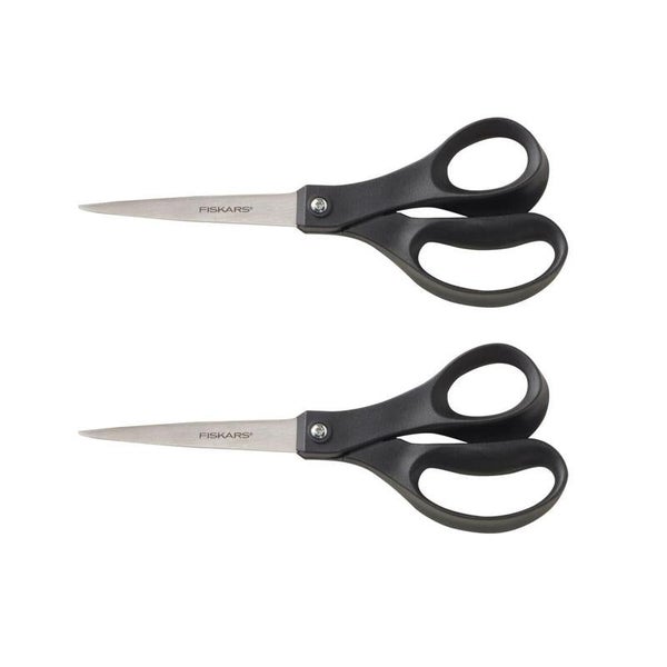 Fiskars 8" Performance Scissors - Recycled, Pack of 2 Carousel 1