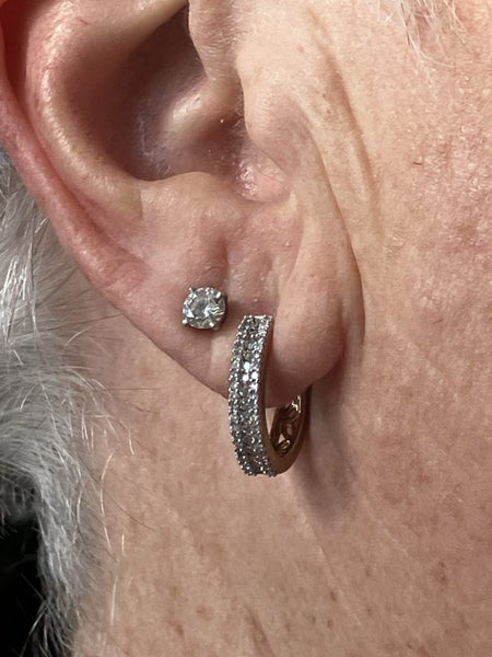 Diamond Huggie Earrings Carousel 1