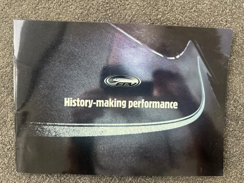 Ford Performance Vehicles FPV Quality Sales Brochure64186887326851110