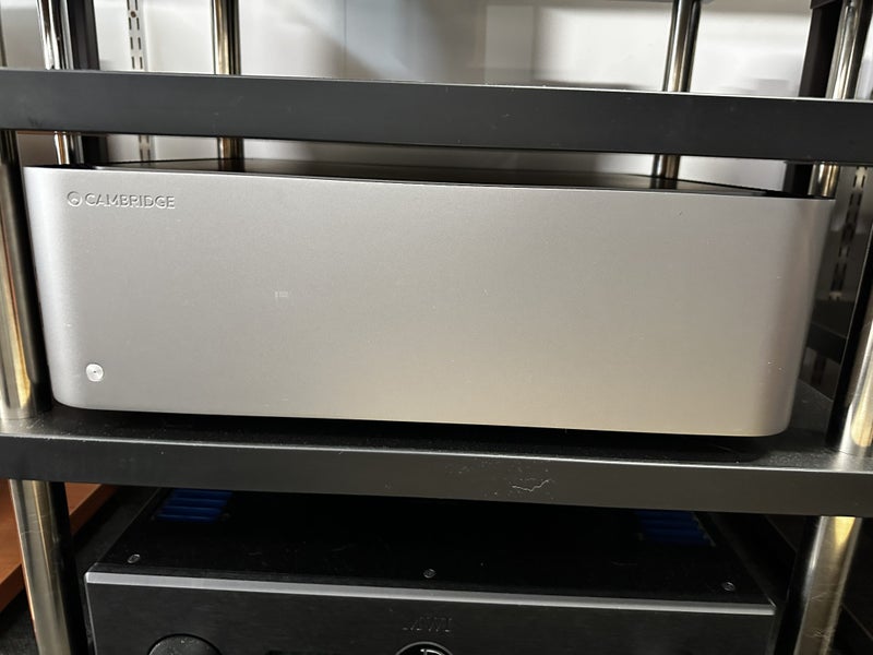 Cambridge Audio Edge NQ Streamer/preamp and Edge W Power amp. Carousel 3
