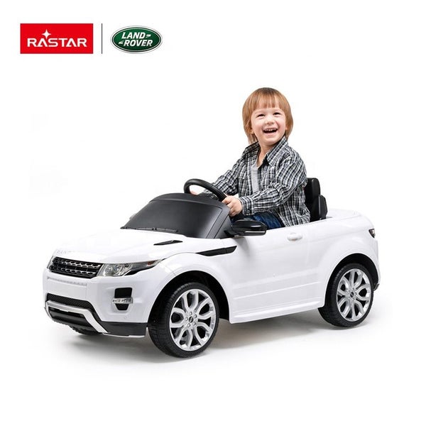 Rastar Land Rover Electric Ride On Kids Car, white Carousel 1