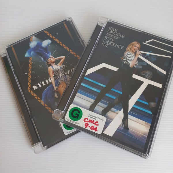 Kylie Minogue DVD Bundle - Body Language Live - and - Showgirl Carousel 1