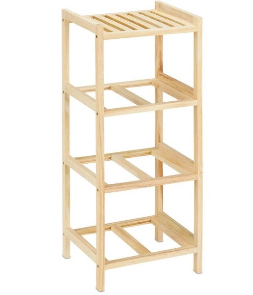 3 Drawer Storage Chest Bedroom Bathroom Wooden Cabinet with 3 Fabric Box Inserts Carousel 2