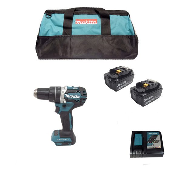 Makita 18v Brushless Hammer Drill 6Ah Kit Carousel 1