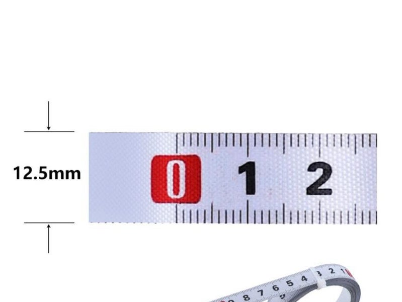 1m Tape Measure With Adhesive Measuring Auxiliary Ruler Self Adhesive Scale Rule Carousel 1