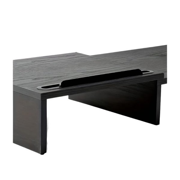 NNETM Adjustable Dual Monitor Stand Riser Carousel 1