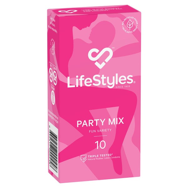 LifeStyles(R) Party Mix Condoms 10 Pack Carousel 1