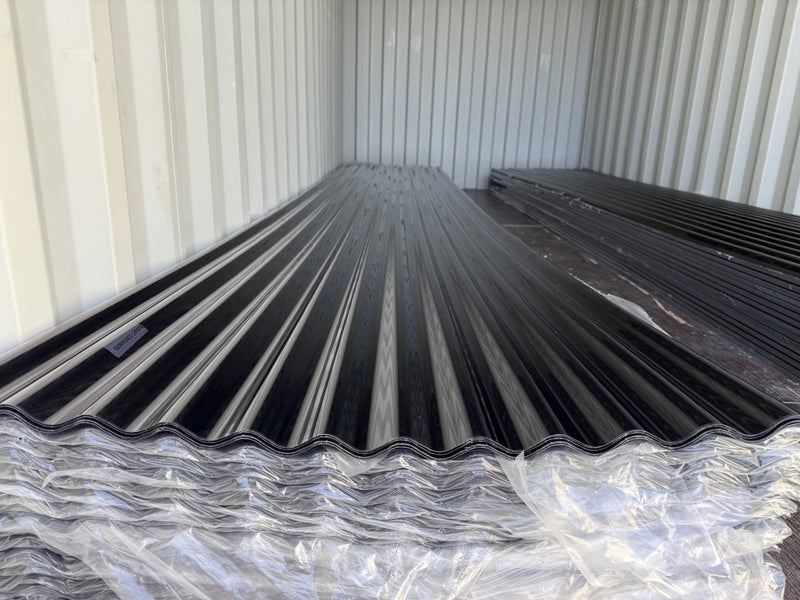 4M Length - Colour Grey - Corrugated Profile, Polycarbonate Roofing Sheets Carousel 2