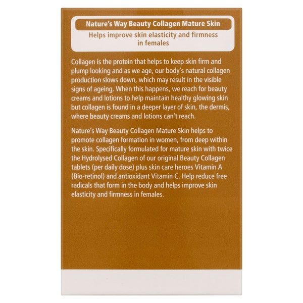 Nature's Way Beauty Collagen Mature Skin 60 Tablets Carousel 2