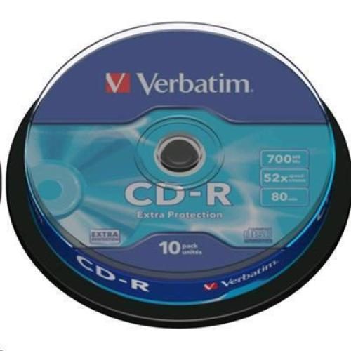 Verbatim 43437 CD-R - 10 Pack DataLife - 700MB - 52X Spindle [43437] Carousel 1