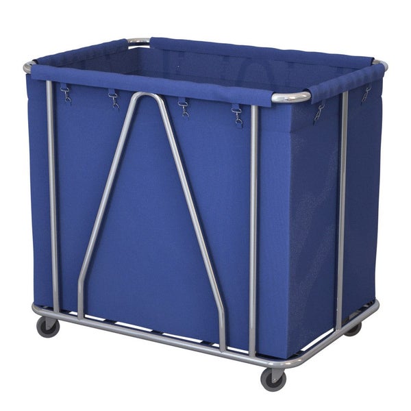 SOGA Stainless Steel Commercial Large Soiled Linen Laundry Trolley Cart with ... Carousel 1
