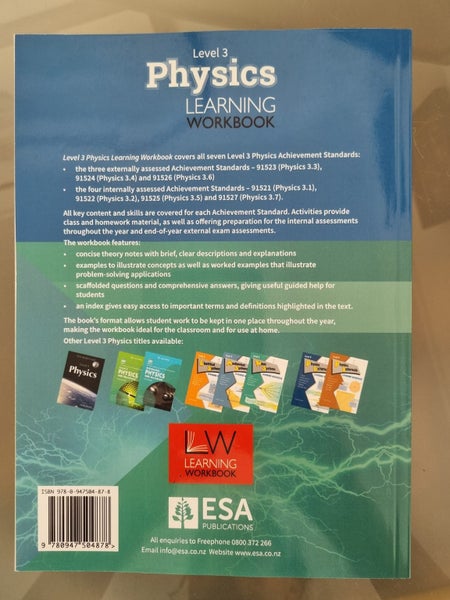 Level 3 Physics Learning Workbook & Scholarship Physics AME Workbook (2025) Carousel 4